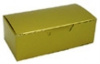 5 1/2 x 2 3/4 x 1 3/4 (1/2 lb.) GOLD Candy Box - 1 Piece (Qty 25)